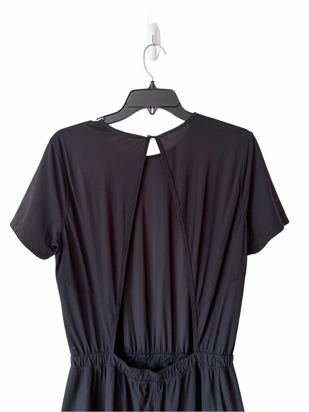 Lululemon Black Lightweight High Neck Romper Open Back size 8 - Picture 5 of 8